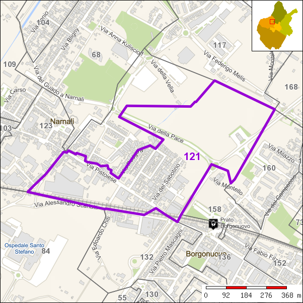 Perimetro della sezione 121