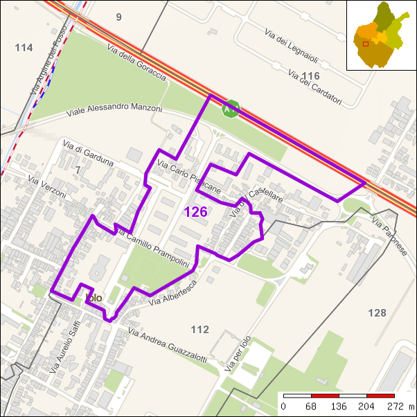 Perimetro della sezione 126