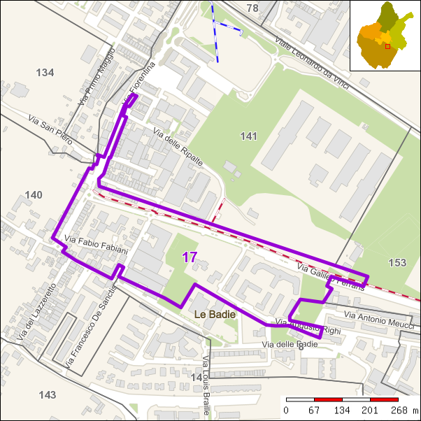 Perimetro della sezione 17