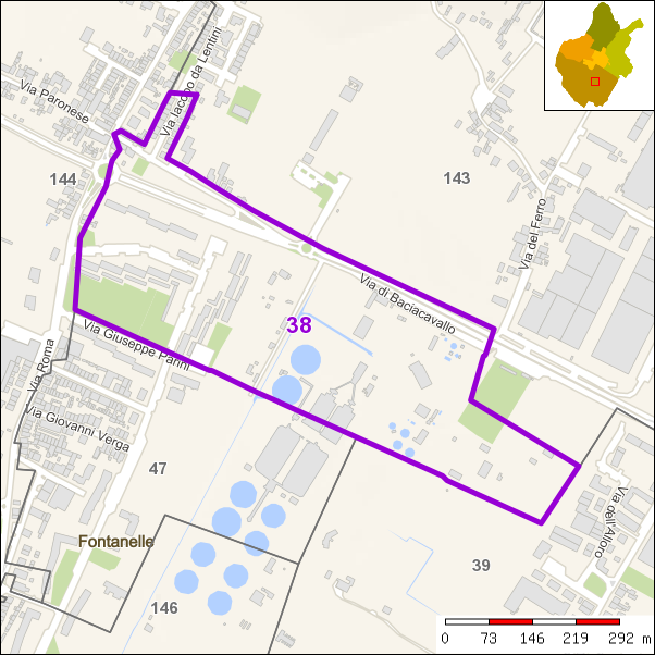 Perimetro della sezione 38