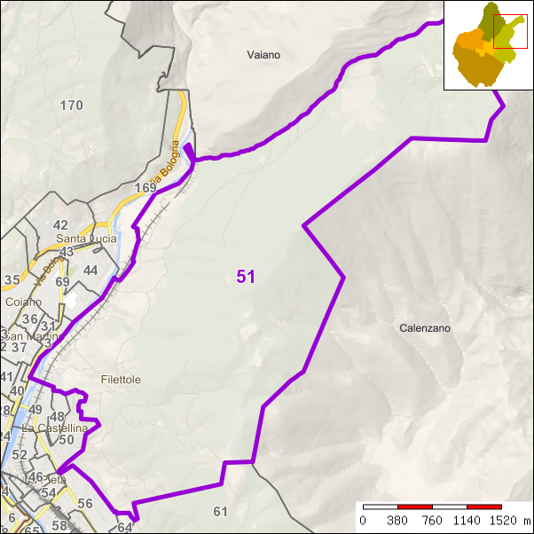 Perimetro della sezione 51