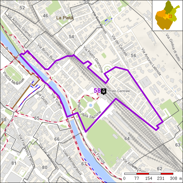 Perimetro della sezione 58