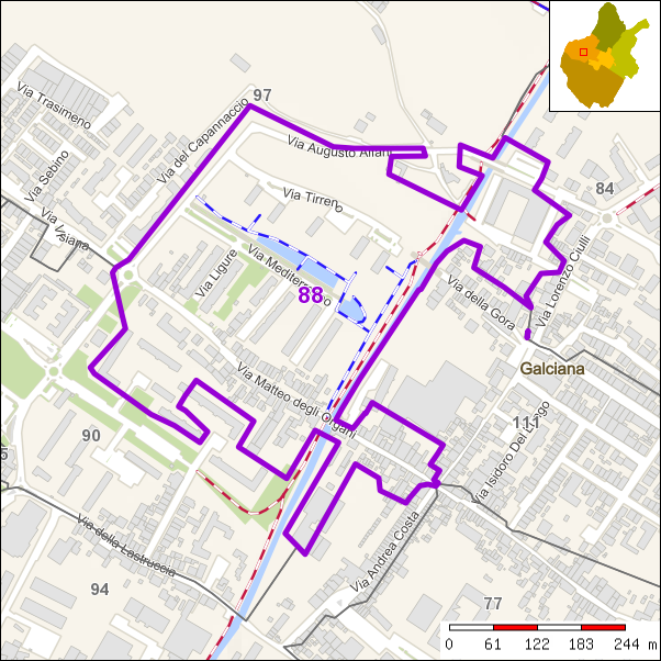 Perimetro della sezione 88